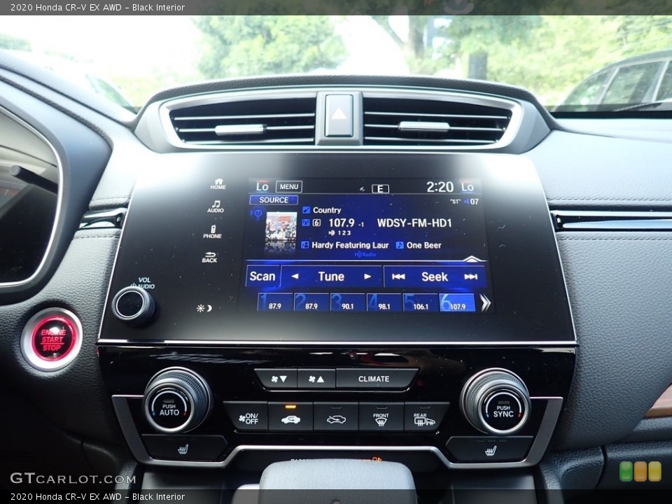 Black Interior Controls for the 2020 Honda CR-V EX AWD #139252168