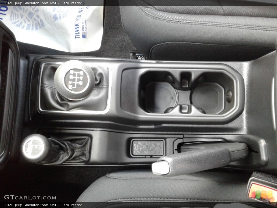 Black Interior Transmission for the 2020 Jeep Gladiator Sport 4x4 #139252699