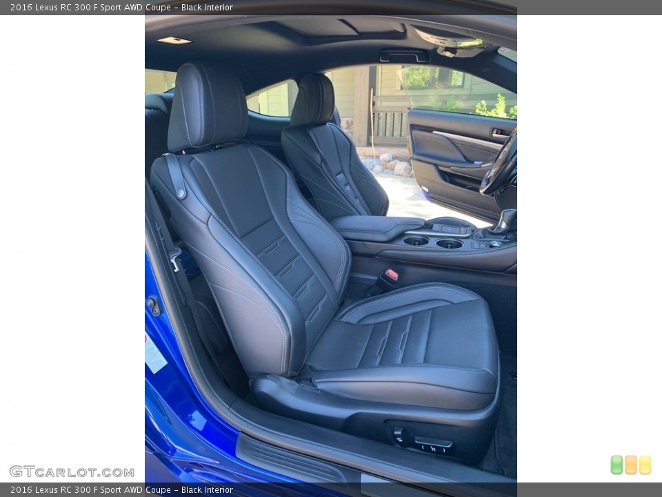 Black Interior Photo for the 2016 Lexus RC 300 F Sport AWD Coupe #139253567