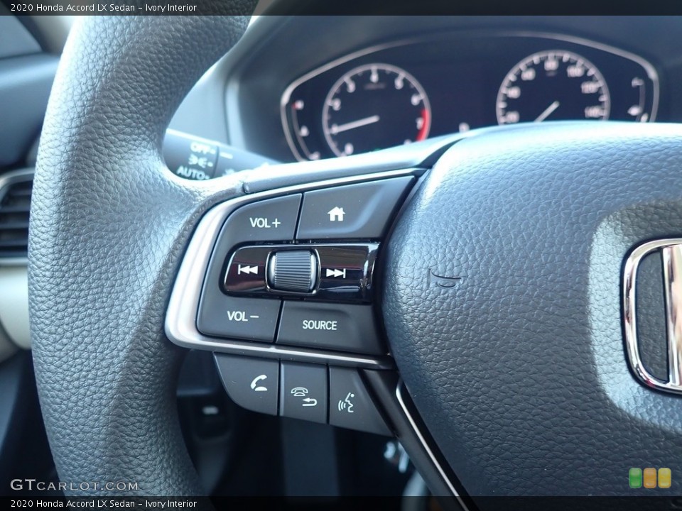 Ivory Interior Steering Wheel for the 2020 Honda Accord LX Sedan #139254293