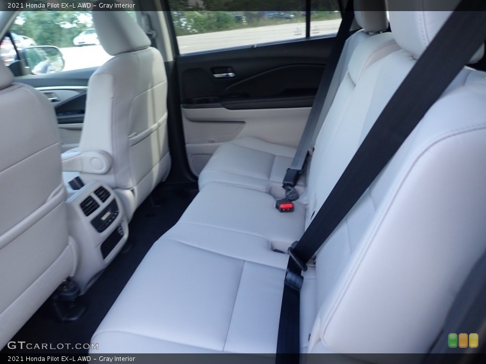 Gray Interior Rear Seat for the 2021 Honda Pilot EX-L AWD #139255232