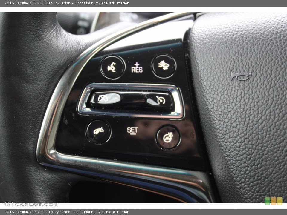 Light Platinum/Jet Black Interior Steering Wheel for the 2016 Cadillac CTS 2.0T Luxury Sedan #139257470