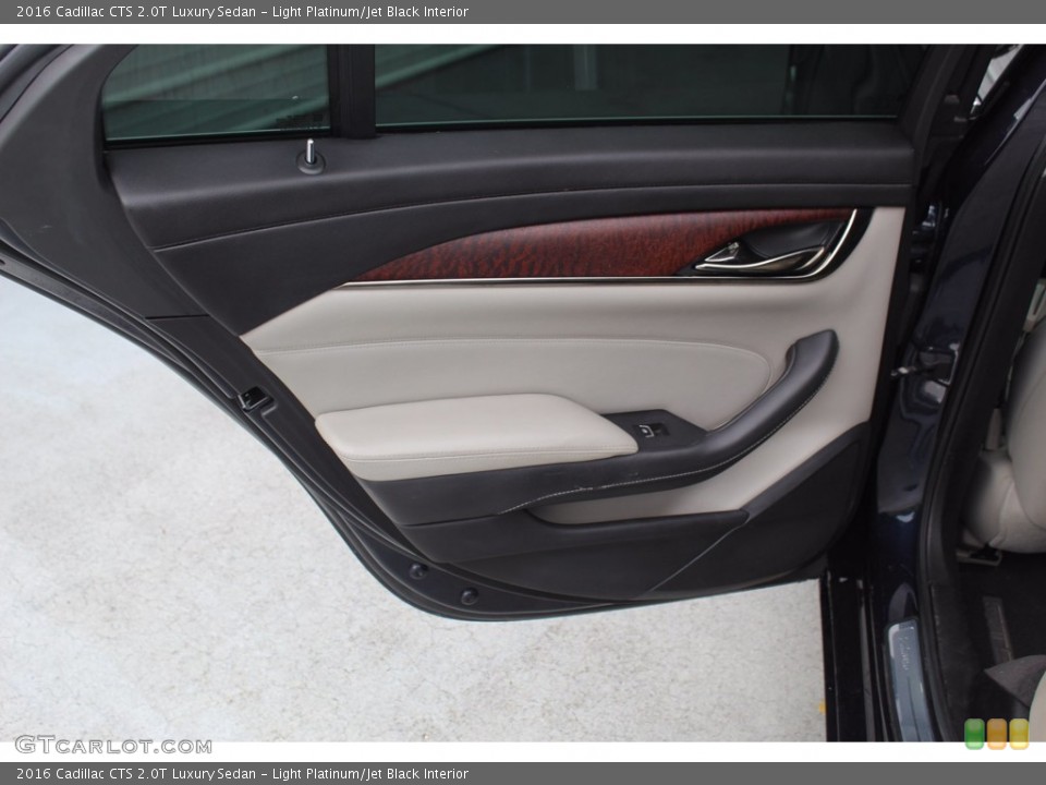 Light Platinum/Jet Black Interior Door Panel for the 2016 Cadillac CTS 2.0T Luxury Sedan #139257566