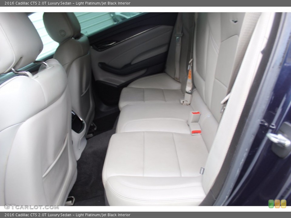 Light Platinum/Jet Black Interior Rear Seat for the 2016 Cadillac CTS 2.0T Luxury Sedan #139257578