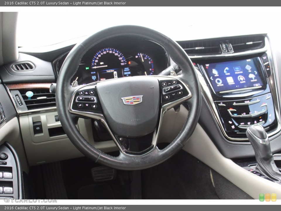 Light Platinum/Jet Black Interior Dashboard for the 2016 Cadillac CTS 2.0T Luxury Sedan #139257606