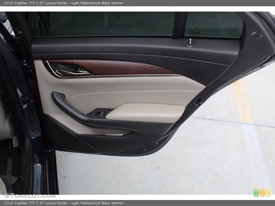 Light Platinum/Jet Black Interior Door Panel for the 2016 Cadillac CTS 2.0T Luxury Sedan #139257628