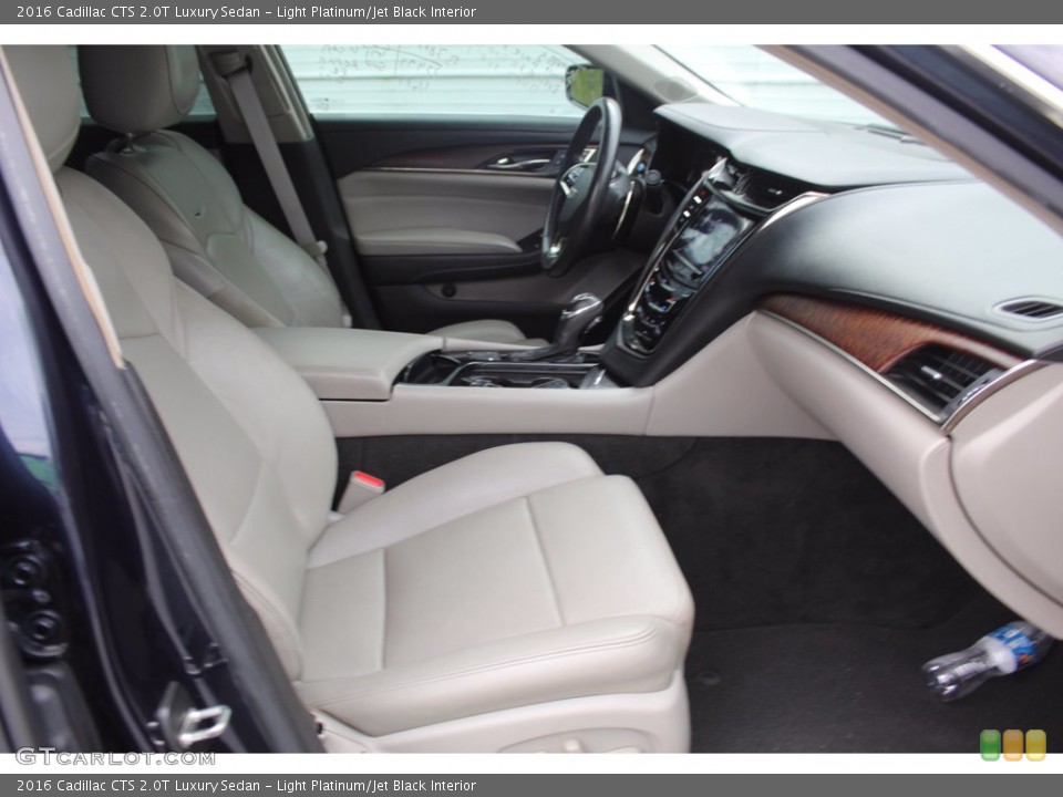 Light Platinum/Jet Black Interior Front Seat for the 2016 Cadillac CTS 2.0T Luxury Sedan #139257668