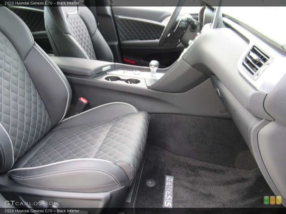 Black Interior Photo for the 2020 Hyundai Genesis G70 #139260266