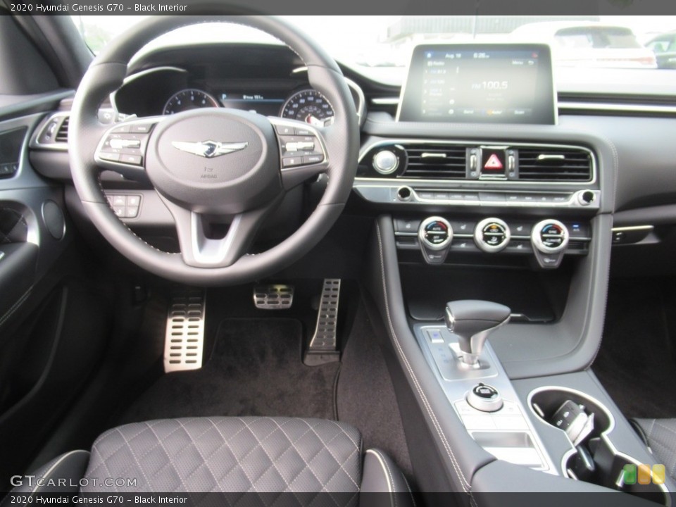 Black Interior Dashboard for the 2020 Hyundai Genesis G70 #139260326
