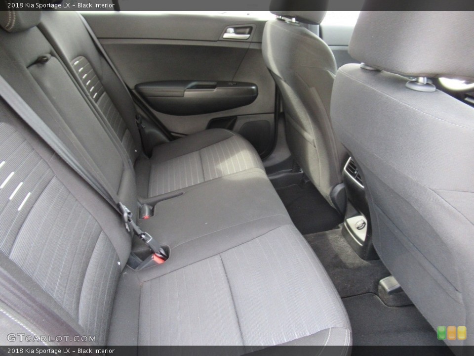 Black Interior Rear Seat for the 2018 Kia Sportage LX #139261121