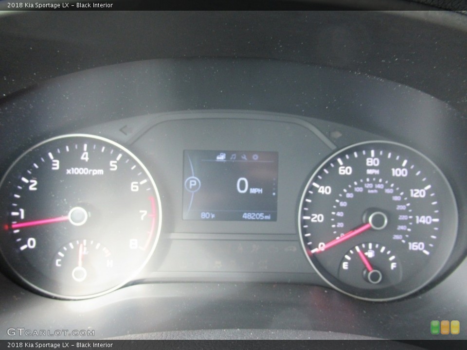 Black Interior Gauges for the 2018 Kia Sportage LX #139261181