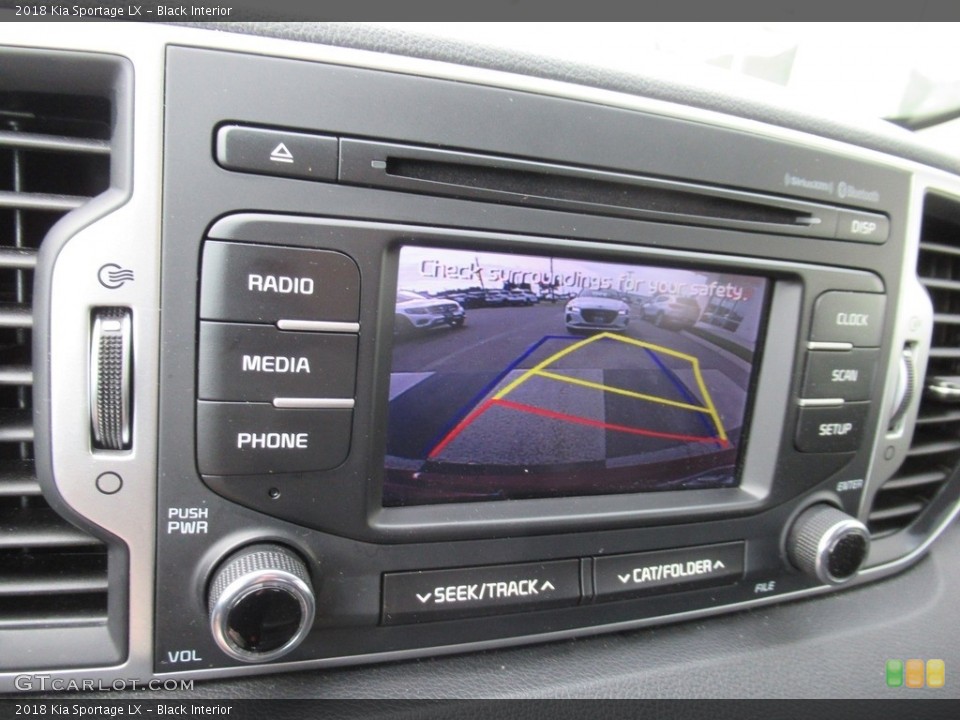 Black Interior Controls for the 2018 Kia Sportage LX #139261199