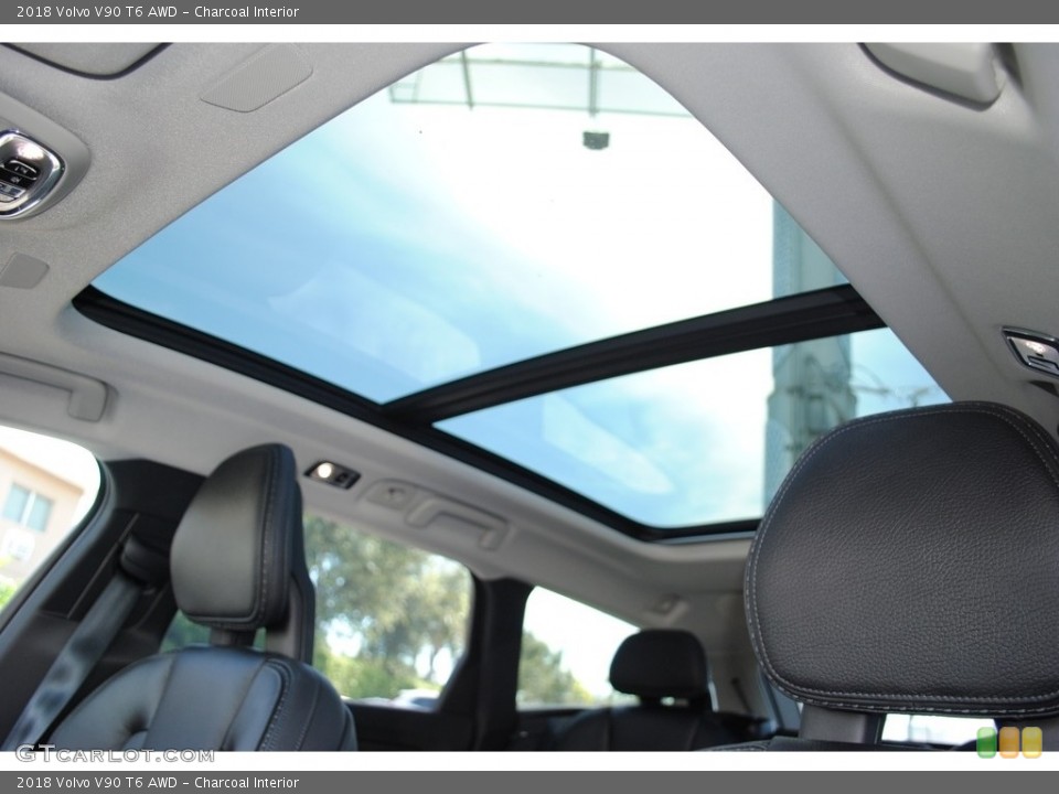 Charcoal Interior Sunroof for the 2018 Volvo V90 T6 AWD #139262150