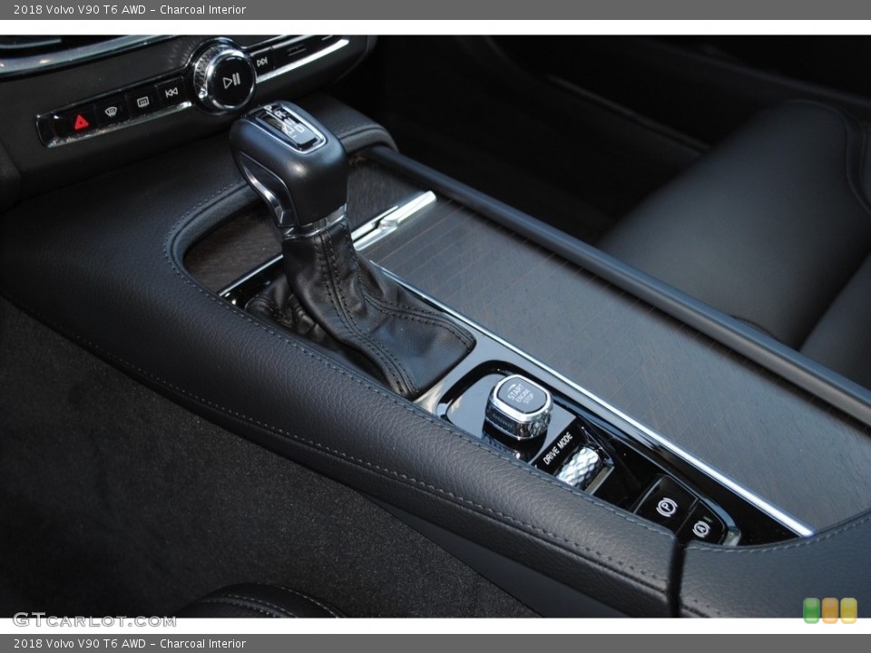 Charcoal Interior Transmission for the 2018 Volvo V90 T6 AWD #139262171