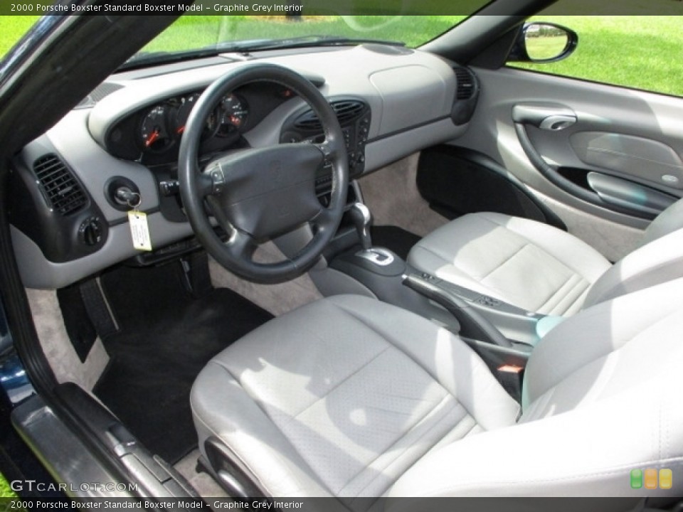 Graphite Grey 2000 Porsche Boxster Interiors