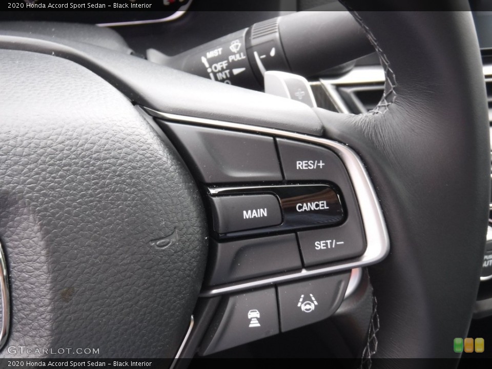 Black Interior Steering Wheel for the 2020 Honda Accord Sport Sedan #139272497