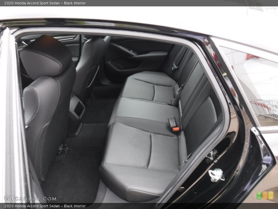 Black Interior Rear Seat for the 2020 Honda Accord Sport Sedan #139272685