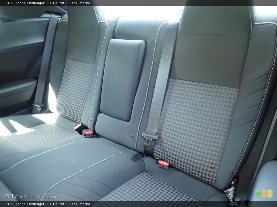 Black Interior Rear Seat for the 2019 Dodge Challenger SRT Hellcat #139272980