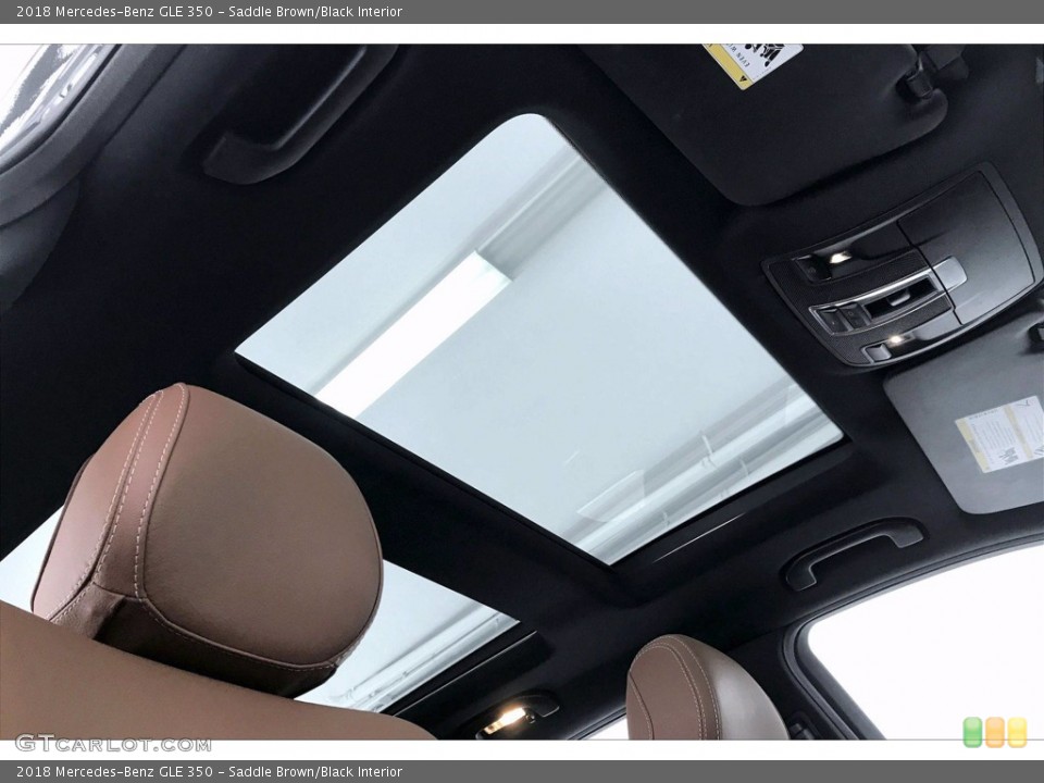 Saddle Brown/Black Interior Sunroof for the 2018 Mercedes-Benz GLE 350 #139273214