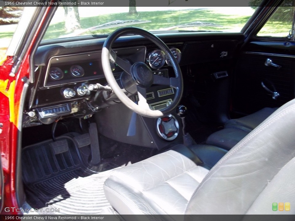 Black 1966 Chevrolet Chevy II Interiors