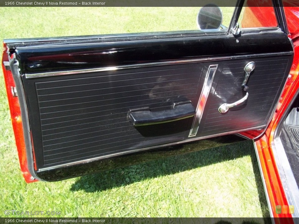 Black Interior Door Panel for the 1966 Chevrolet Chevy II Nova Restomod #139274939
