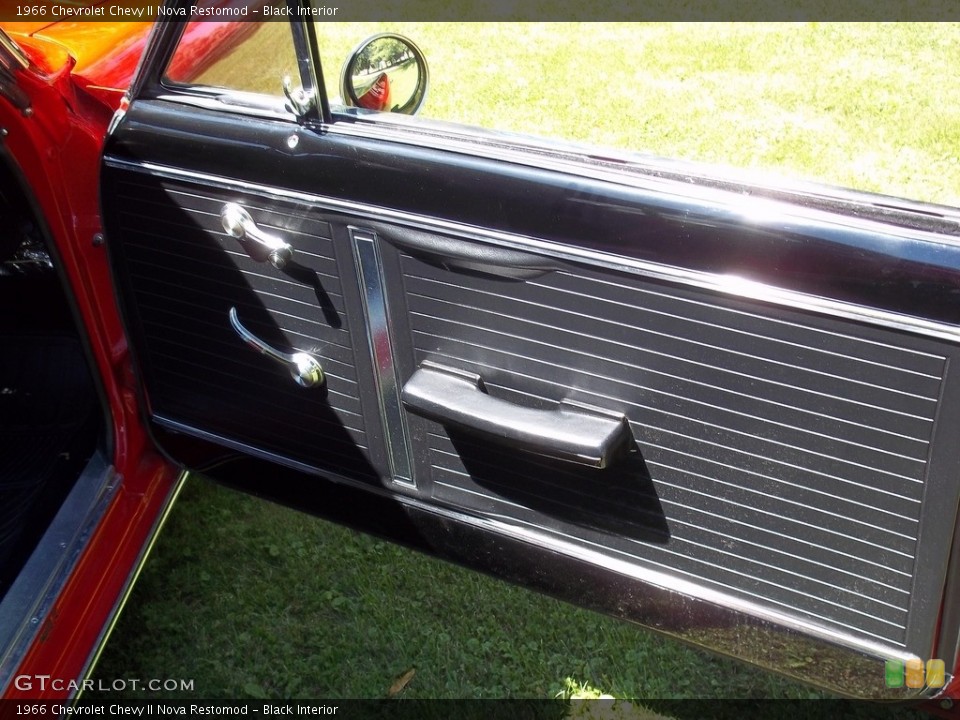 Black Interior Door Panel for the 1966 Chevrolet Chevy II Nova Restomod #139274966