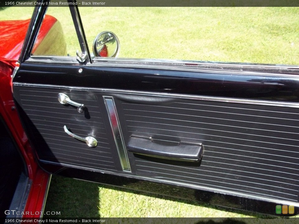 Black Interior Door Panel for the 1966 Chevrolet Chevy II Nova Restomod #139274993