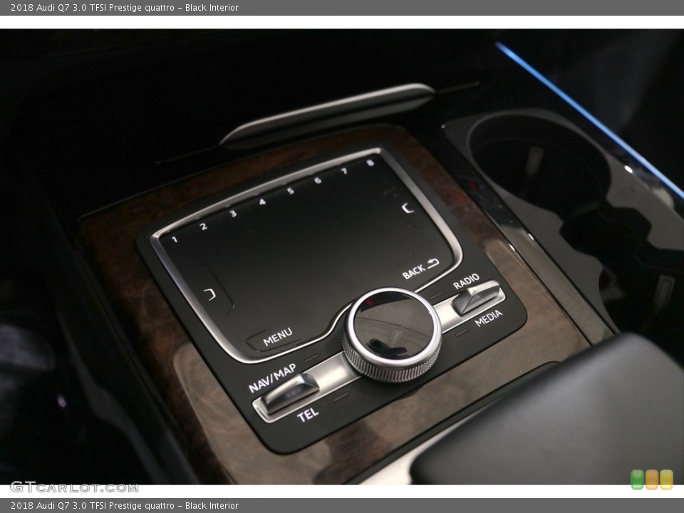 Black Interior Controls for the 2018 Audi Q7 3.0 TFSI Prestige quattro #139275176
