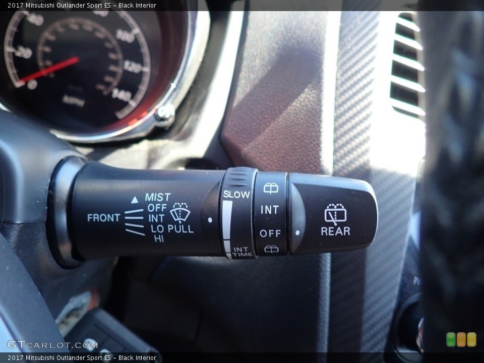 Black Interior Controls for the 2017 Mitsubishi Outlander Sport ES #139279388