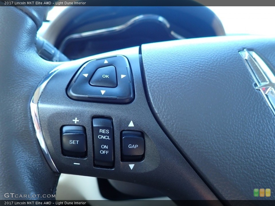 Light Dune Interior Steering Wheel for the 2017 Lincoln MKT Elite AWD #139281350