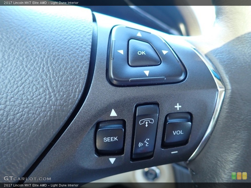 Light Dune Interior Steering Wheel for the 2017 Lincoln MKT Elite AWD #139281368