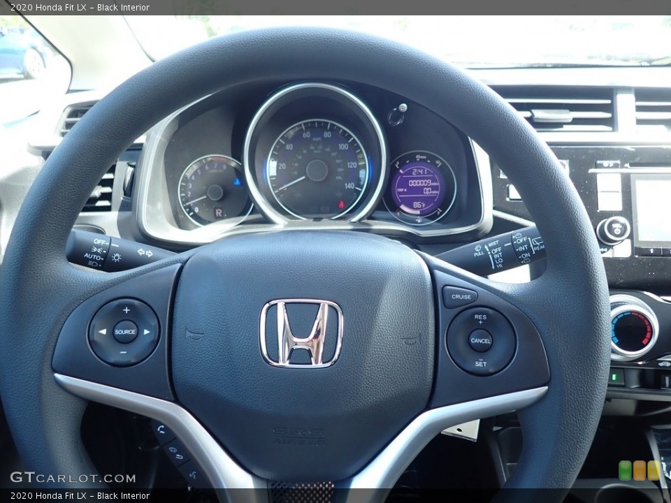Black Interior Steering Wheel for the 2020 Honda Fit LX #139285011