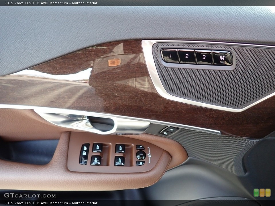 Maroon Interior Door Panel for the 2019 Volvo XC90 T6 AWD Momentum #139285801