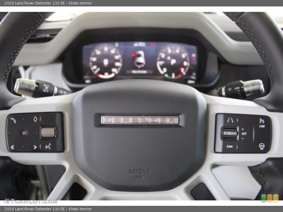 Khaki Interior Steering Wheel for the 2020 Land Rover Defender 110 SE #139286541