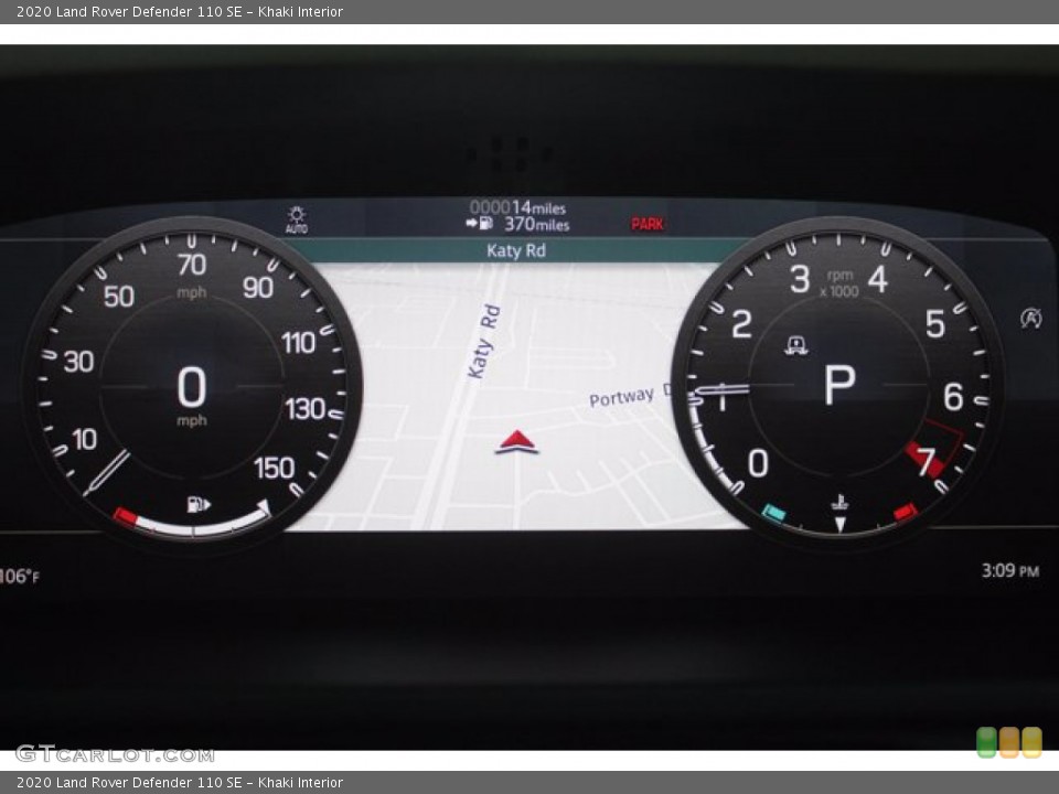 Khaki Interior Gauges for the 2020 Land Rover Defender 110 SE #139286571