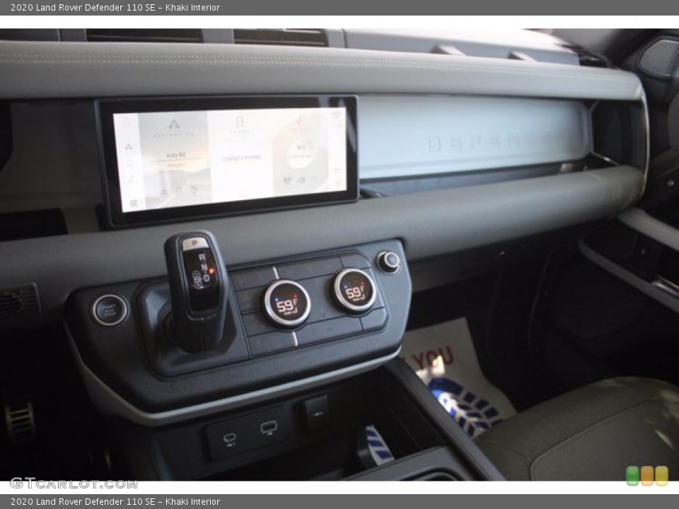 Khaki Interior Controls for the 2020 Land Rover Defender 110 SE #139286589