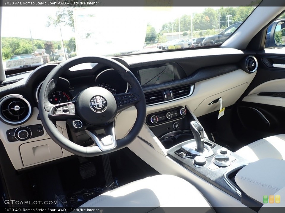 Black/Ice Interior Dashboard for the 2020 Alfa Romeo Stelvio Sport AWD #139287201