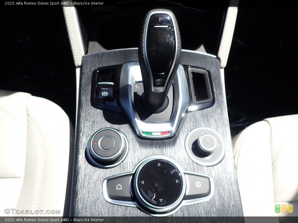 Black/Ice Interior Transmission for the 2020 Alfa Romeo Stelvio Sport AWD #139287303