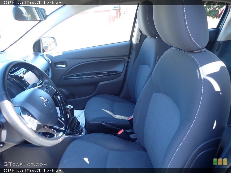 Black Interior Photo for the 2017 Mitsubishi Mirage SE #139287972