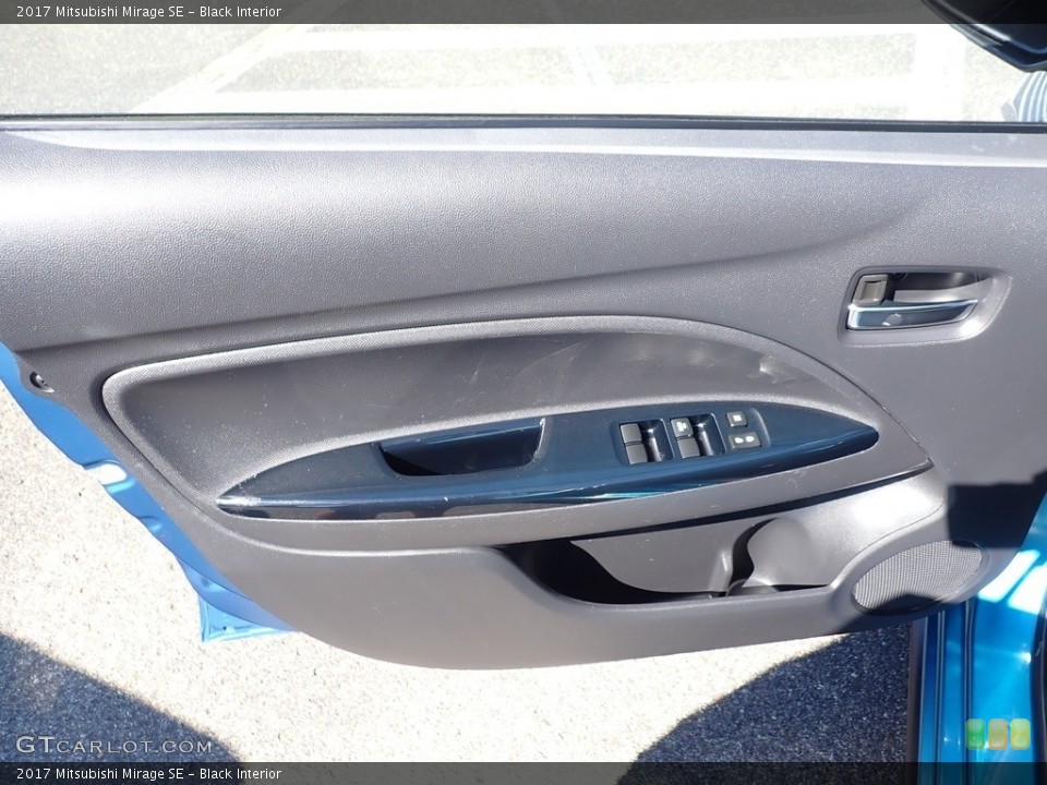 Black Interior Door Panel for the 2017 Mitsubishi Mirage SE #139287996
