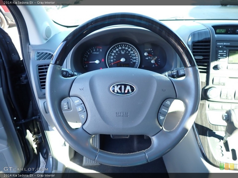 Gray Interior Steering Wheel for the 2014 Kia Sedona EX #139288779