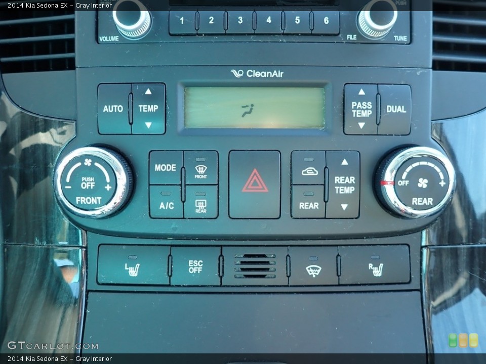 Gray Interior Controls for the 2014 Kia Sedona EX #139288827