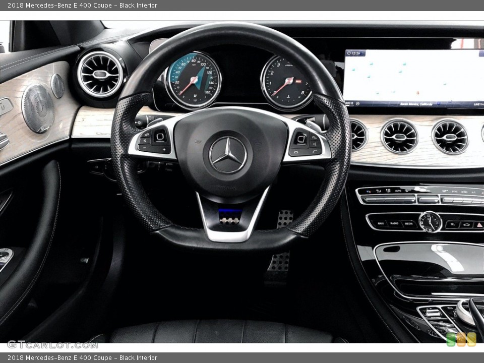 Black Interior Dashboard for the 2018 Mercedes-Benz E 400 Coupe #139288857