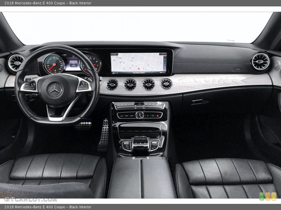 Black Interior Dashboard for the 2018 Mercedes-Benz E 400 Coupe #139289145