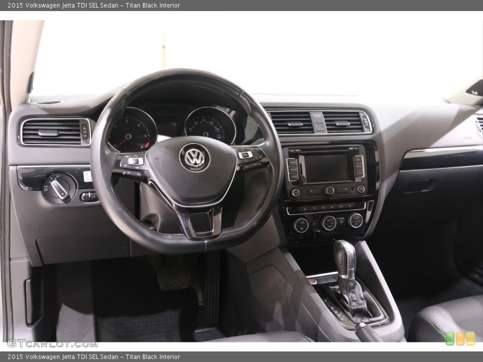 Titan Black Interior Dashboard for the 2015 Volkswagen Jetta TDI SEL Sedan #139289487