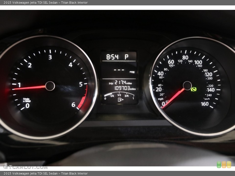 Titan Black Interior Gauges for the 2015 Volkswagen Jetta TDI SEL Sedan #139289520
