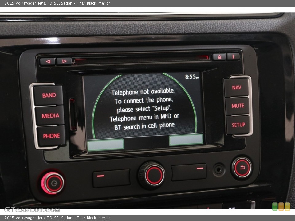 Titan Black Interior Controls for the 2015 Volkswagen Jetta TDI SEL Sedan #139289580
