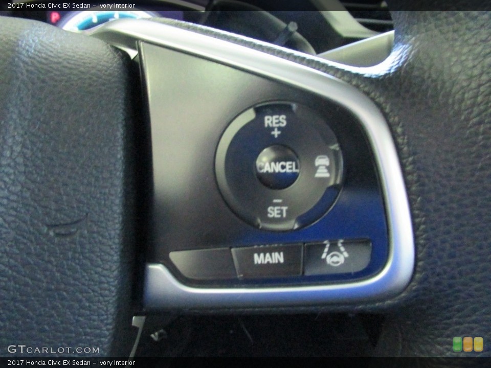 Ivory Interior Controls for the 2017 Honda Civic EX Sedan #139290404