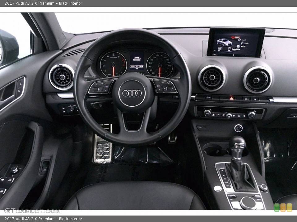 Black Interior Dashboard for the 2017 Audi A3 2.0 Premium #139292037