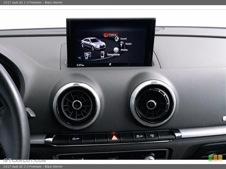 Black Interior Controls for the 2017 Audi A3 2.0 Premium #139292055